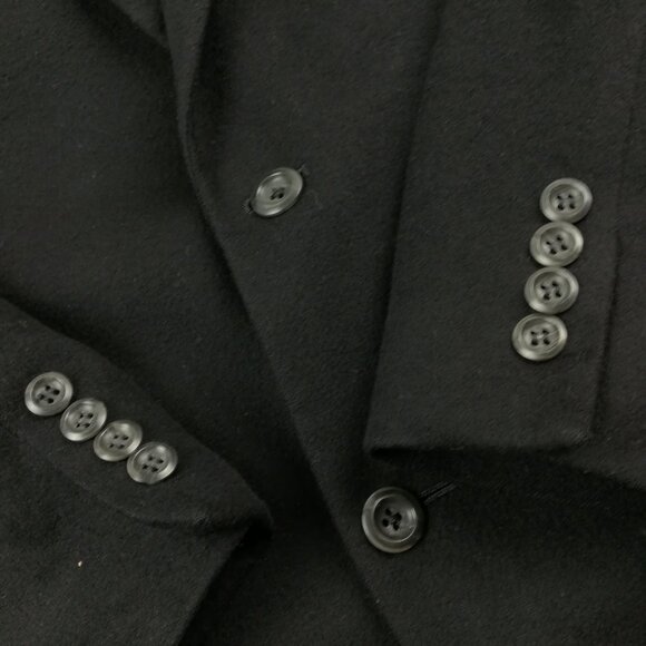 Jos A Bank Cashmere Sport Coat 40R Black Blazer Jacket - Picture 3 of 11